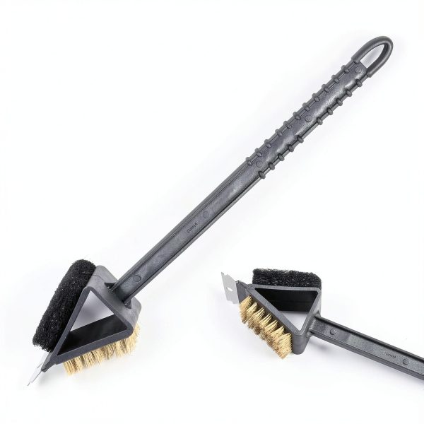 QBLEEV Bird Cage Cleaning Brush Stainless Steel Handle-4