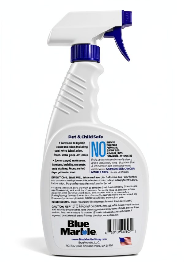 Blue Marble Stain Remover Pet Urine Odor Enzyme Cleaner-2