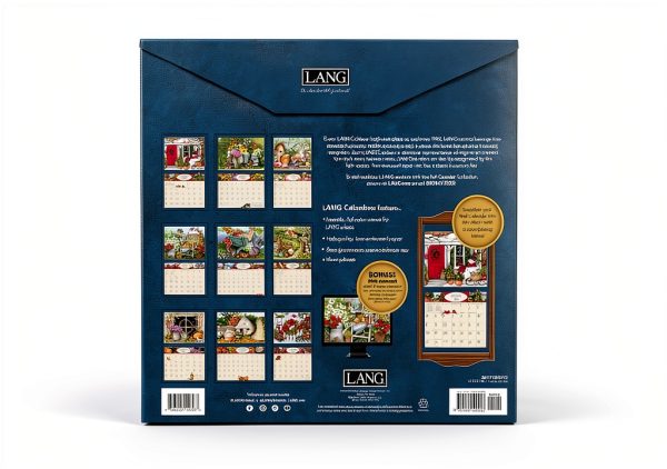Lang 2026 Wall Calendar - Monthly Tranquil Home and Garden-1