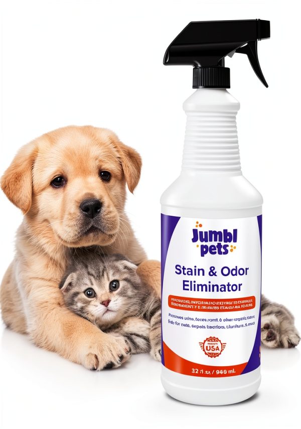 Jumbl Pets Stain Odor Remover Pet Cleaning Spray USA Made-0