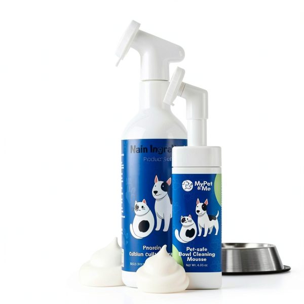 Pet Safe Cleaner Foam Mousse Pet Bowl Odor Remover-5