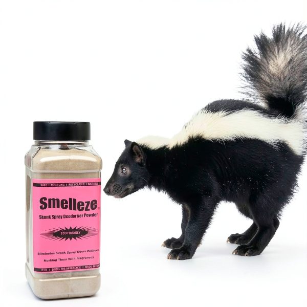 SMELLEZE Pet Odor Remover Natural Deodorizer Powder USA Made-1
