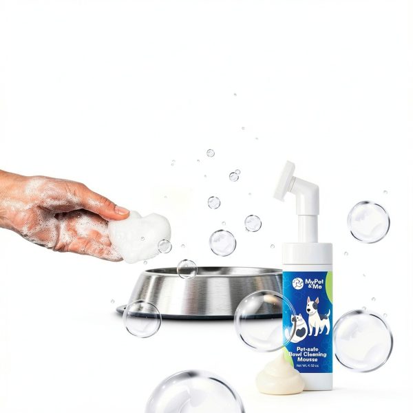 Pet Safe Cleaner Foam Mousse Pet Bowl Odor Remover-3