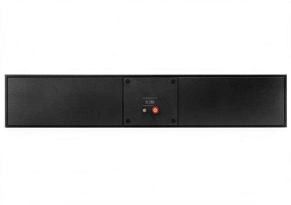 Klipsch R-30C Center Channel Speaker Black Modern Wood Tabletop Mount-4