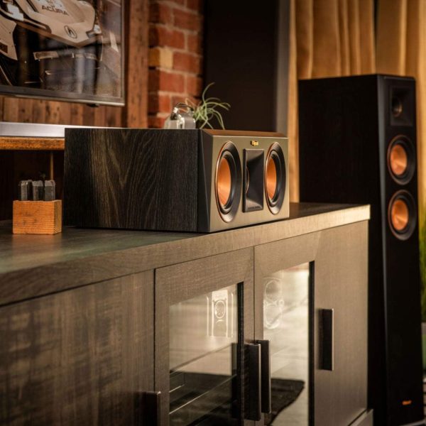 Klipsch RP-500C Center Channel Speaker Ebony Titanium Wall Mount-1