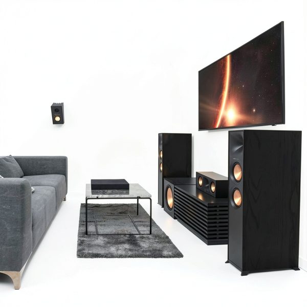 Klipsch R 50C Center Channel Speaker with Bass Boost Black-7