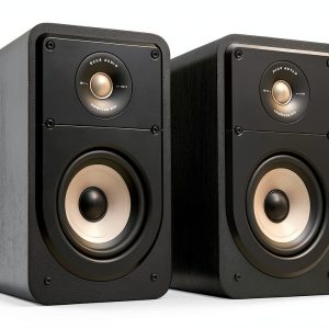 Polk Signature Elite ES15 Black Bookshelf Speakers 5.1 Surround Pair-0