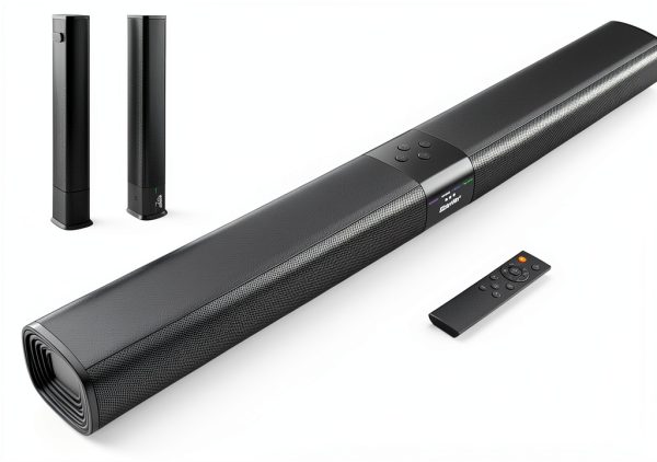 Saiyin Soundbar DS6401DB 31-Inch 2-in-1 Detachable Sound Bar for TV-0