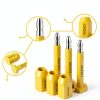 100 Pcs Bolt Shipping Seal with Print Progressive Numbering Disposable Truck Container Seals for Trucks, Trailers, Cargo Containers, Yellow-2