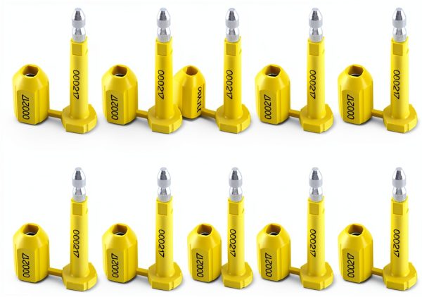 Amarine Made Bolt Seal Shipping Yellow 50 pcs Progressive Numbering-3