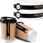 Tamper Evident Stickers Freshly Sealed 1x9 Black Double Roll 500 Pack-0