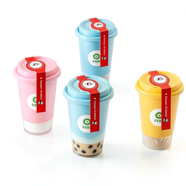 Safe Secure Tamper Evident Seals for Drink Lids SXDMHYB 1.25x9 500-4