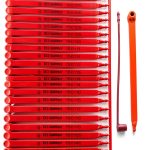 Red Plastic Truck Seals 1000 Pack 133 SUPPLY Shipping Security Tags-0