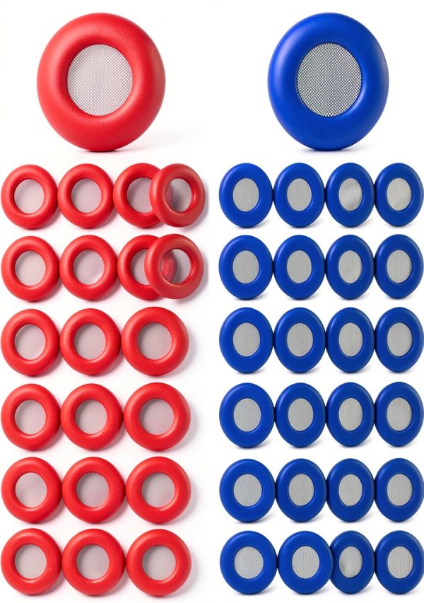 25 Red & 25 Blue Polyurethane Glad Hand Seals with Filter Screens For Glad Hands 3003R & 3003B-0