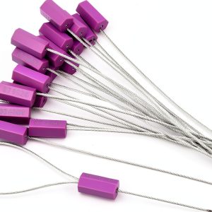 Security Marking Cable Seals Rasunkae Tamper Proof Purple 20pcs-0