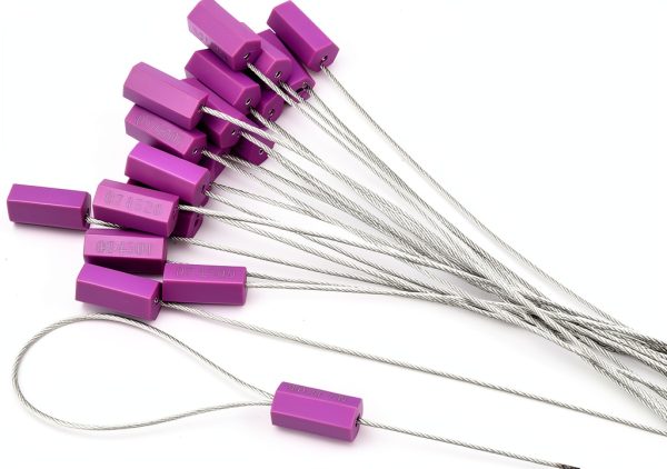 Security Marking Cable Seals Rasunkae Tamper Proof Purple 20pcs-0