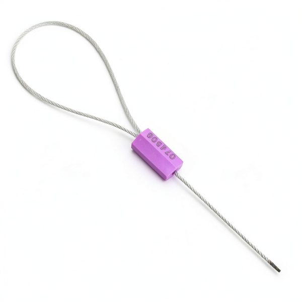 Security Marking Cable Seals Rasunkae Tamper Proof Purple 20pcs-4