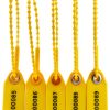 Leadseals(R) Yellow Numbered Security Zip Ties Plastic Tamper Evident Seal Tags Pull Tite Self-Locking Disposable Safety Locks for Fire Extinguisher (100 PCS)-5