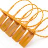 Leadseals(R) Yellow Numbered Security Zip Ties Plastic Tamper Evident Seal Tags Pull Tite Self-Locking Disposable Safety Locks for Fire Extinguisher (100 PCS)-3