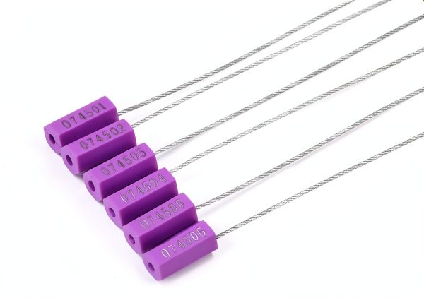 Security Marking Cable Seals Rasunkae Tamper Proof Purple 20pcs-2